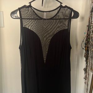 Black asos dress